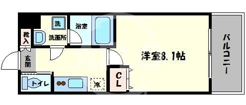 レオンコンフォート難波サウスゲートの間取り|レオンコンフォート難波サウスゲート　