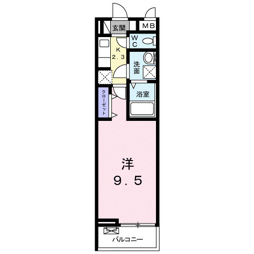 ヌーヴェル　ソレイユの間取り