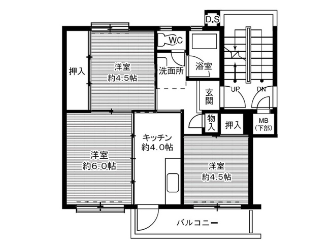 【間取り】 | ビレッジハウス笹川