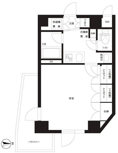 ルーブル高田馬場参番館の間取り