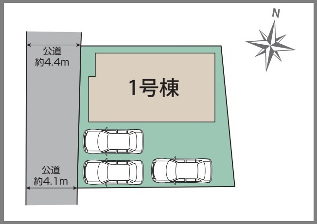藤枝市高岡の前面道路含む現地写真