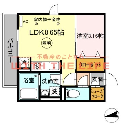 プレミエール御井【キャッシュバック対象物件】の間取り