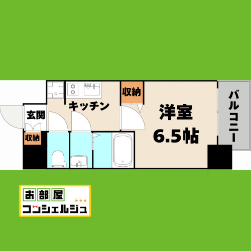 メイクス今池PRIMEの間取り