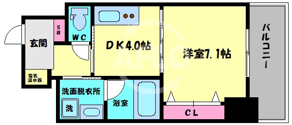 クローバー・ビュー上本町の間取り|クローバー・ビュー上本町　間取り
