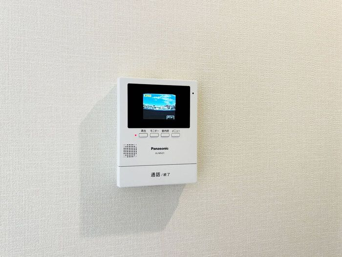 ベルグレイスのセキュリティ|モニター付きインターホンです