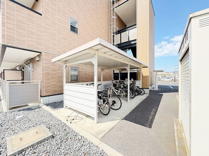 ベルグレイスのその他共用部分|駐輪場です