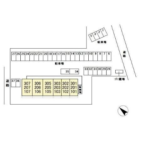 ベルグレイスの区画図