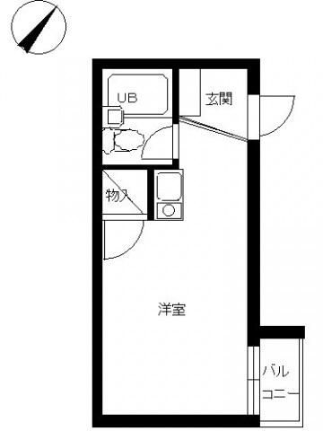 スカイコート町屋の間取り