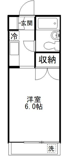 江野沢ハイツＡの間取り
