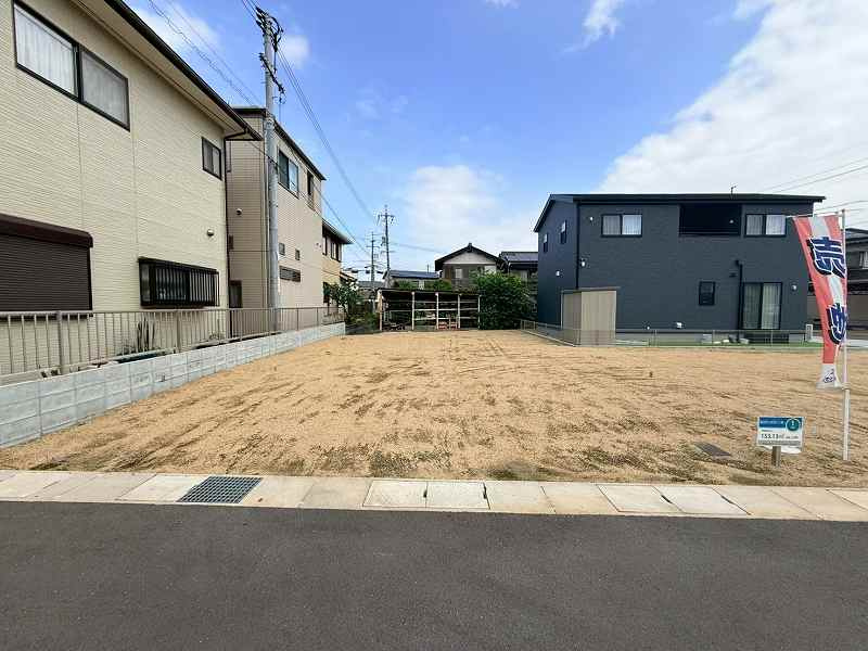 倉敷市福田町古新田の売地の外観