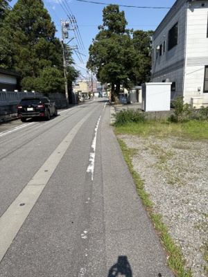 【前面道路含む現地写真】 | 三日市字三島N売地