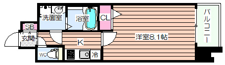 【間取り】 | レジデンス大阪福島フォルテ