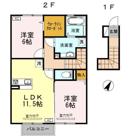 Ｄ－ｒｏｏｍ小矢部　D棟