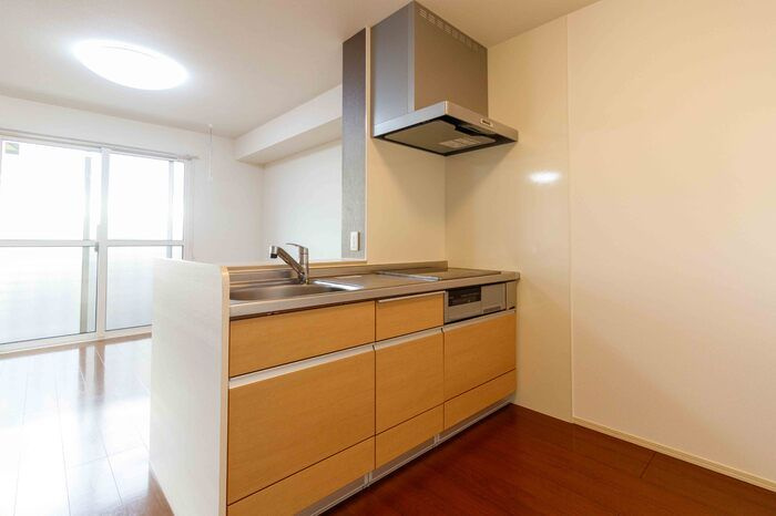 Ｄ－ｒｏｏｍ小矢部　D棟のキッチン