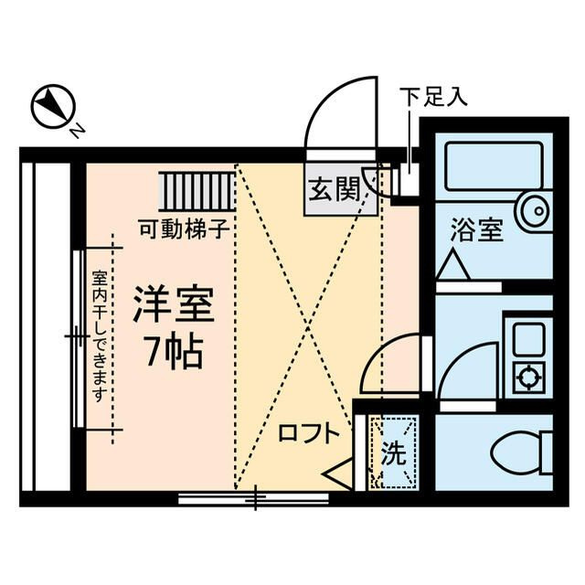 シャンテ鷲神社前の間取り