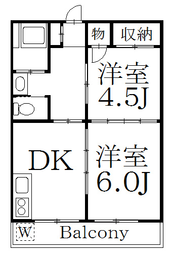 【間取り】 | 桃園ハウスA棟
