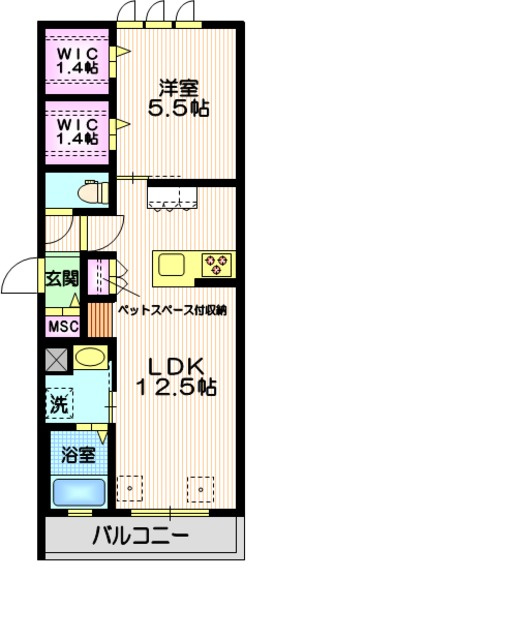 ＨＥＢＥＬＭＡＩＳＯＮ都筑　ＥＡＳＴの間取り