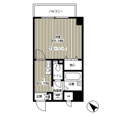 グロリア大洋の間取り