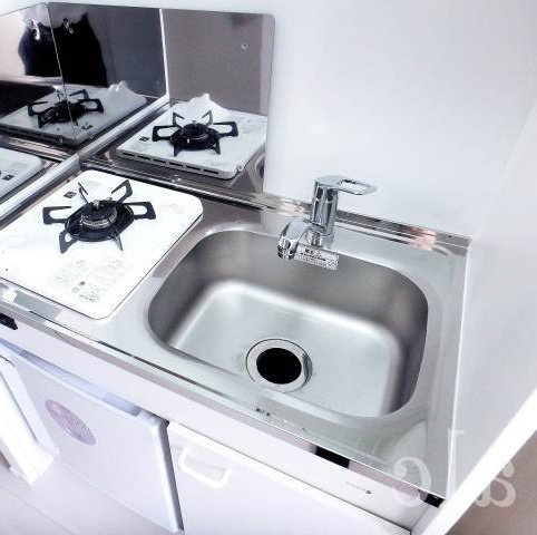 北区志茂５丁目のアパートのキッチン|ガスキッチン