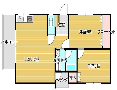 ヴィレッジ・リバー住吉の間取り