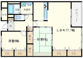 【間取り】 | エル・セレーノ九条　九条南小学校区 | エル・セレーノ九条　間取り