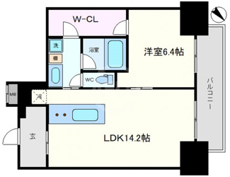 【間取り】 | リバーサイドタワー中之島　福島小学校区 | リバーサイドタワー中之島　間取り