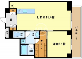 【間取り】 | リバーサイドタワー中之島　福島小学校区 | リバーサイドタワー中之島　間取り