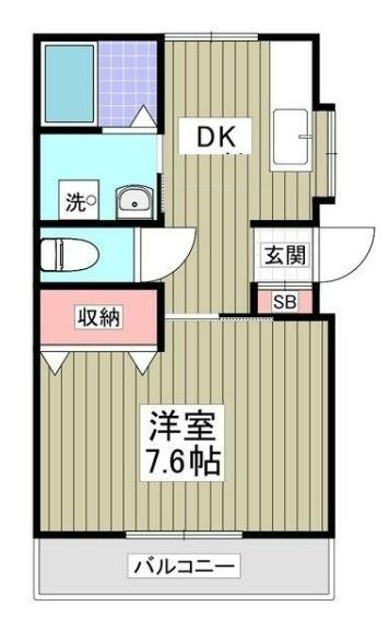 キセハイツの間取り|間取りです。