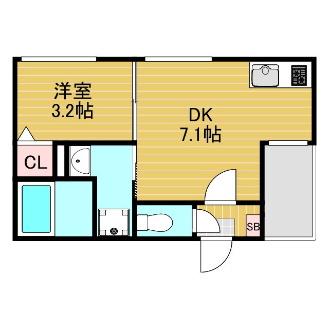 ライトサイドの間取り