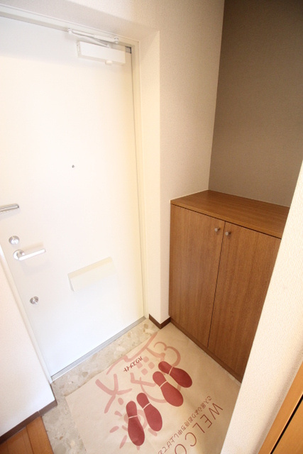 芦屋市東山町の賃貸マンションの玄関