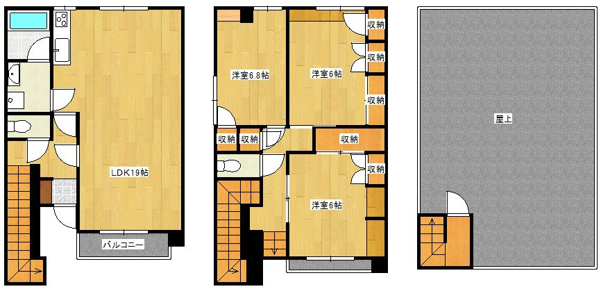 永田ビルの間取り|使い勝手の良い間取りです♪