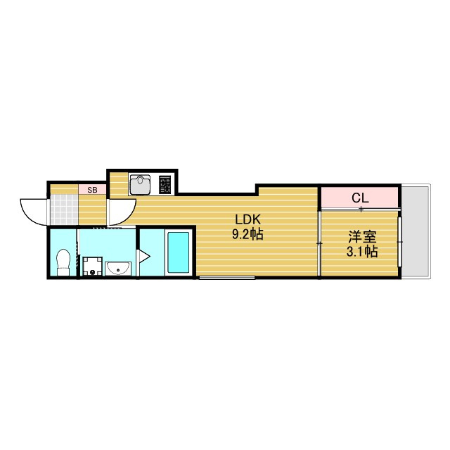 ライトサイドの間取り