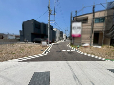 【前面道路含む現地写真】 | 大町四丁目　建築条件付売土地 | 前面道路約４．７ｍ！運転が苦手な方も安心ですね♪