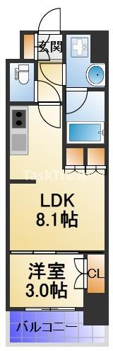 【間取り】 | ウエリスアーバン守口