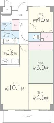 南山寿ガーデンの間取り