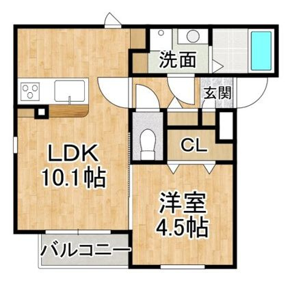 ユーズフォレシア小頭町の間取り|使い勝手の良い間取りです♪