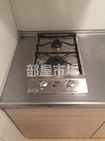 シースペース三ノ輪のキッチン|2口コンロ