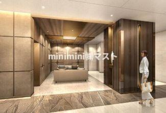 大阪市浪速区木津川１丁目の賃貸マンションのエントランス
