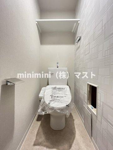 大阪市浪速区桜川４丁目の賃貸マンションのトイレ
