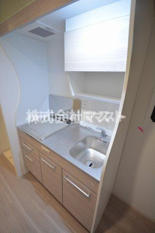 大阪市浪速区桜川１丁目の賃貸マンションのキッチン