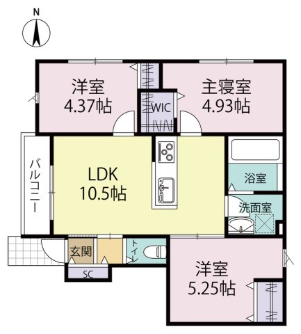 Loyal Pine Eastの間取り