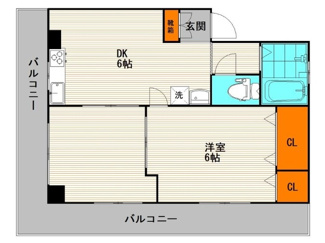 【間取り】 | コーポ塚田 | 間取りです。