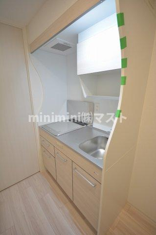 大阪市浪速区日本橋東２丁目の賃貸マンションのキッチン