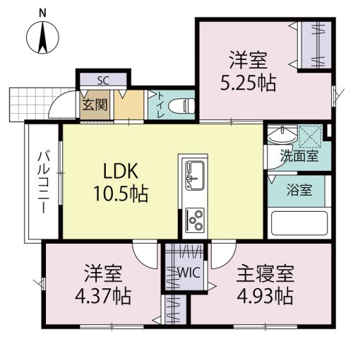 Loyal Pine Eastの間取り
