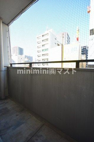 大阪市浪速区恵美須西２丁目の賃貸マンションのバルコニー