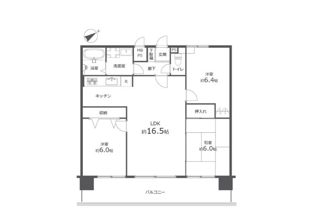 【間取り】 | カルム宮島口 | 2025年12月フルリノベーション済み３ＬＤＫマンション
ワイドバルコニーから宮島口、瀬戸内海の眺望が良好
ペット飼育可能、宅配ボックスつき
住宅ローン控除、フラット３５
あんしん既存住宅売買瑕疵保険