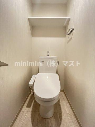 大阪市浪速区日本橋５丁目の賃貸マンションのトイレ