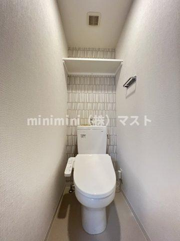 大阪市浪速区大国３丁目の賃貸マンションのトイレ|別室カラー参考写真