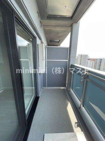 大阪市浪速区塩草３丁目の賃貸マンションのバルコニー