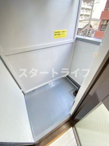 大阪市東淀川区東中島１丁目の賃貸マンションのバルコニー